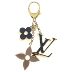 LOUIS VUITTON (ルイヴィトン) バッグ チャーム フルール ドゥ モノグラム キーホルダー ゴールド M67119のサムネイル