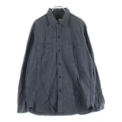 FREEWHEELERS (フリーホイーラーズ) UNION SPECIAL OVERALLS NEAL CASSADY WORK SHIRT ニールキャサディ ワークシャツ 長袖シャツ グレー 2513102のサムネイル
