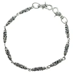 CHROME HEARTS (クロムハーツ) OLD ROLLER LONG-T 2クリップ9LINKロングローラー オールド ウォレットチェーン シルバーのサムネイル