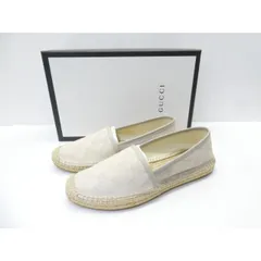 GUCCI グッチ GGキャンバス スリッポン エスパドリーユ size:38 約24cm 箱付 靴 △WP3048のサムネイル
