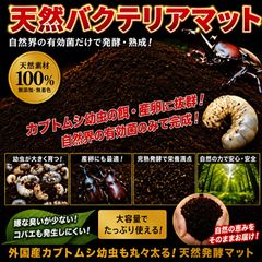 カブトムシ幼虫を低コストで大きくしたい方に！ ハイコスパ発酵