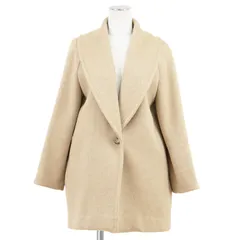 MaxMara マックスマーラ ショートコート サイズ 40 レディース メルトン カシミヤ100％ ショールカラー アウター エクリュ イタリア製のサムネイル