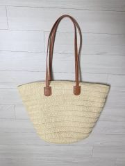 美品】HEREU（ヘリュー）CABAS ストロー トートバッグ カゴバッグ