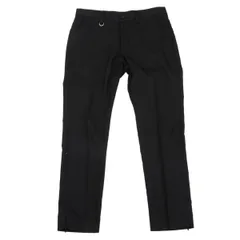 ソフネットSOPHNET ポリウールヘムジップテーパードパンツ 黒M位のサムネイル