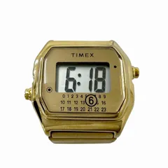 メゾンマルジェラ Maison Margiela MM6 エムエムシックス ×TIMEX タイメックス T80 Ring Watch リング ウォッチ デジタル 時計 S33YW000 S/M Gold ゴールド ブランド古着ベクトル 中古▲■260712のサムネイル