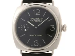 PANERAI パネライ ラジオミール ブラックシール PAM00183/OP6603 腕時計 ステンレススチール/ナイロン ブラック G*****/1500刻印 手巻き ブラック文字盤 メンズ【中古】205のサムネイル