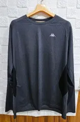 カッパ 機能性 長袖 Tシャツ グレー 2XLのサムネイル