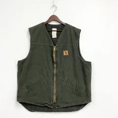 【中古品】 CARHARTT カーハート V13MOS 01年製 USA製 BOA LINER DUCK VEST ボア ライナー ダック ベスト アウター 【146-260712-ya-03-izu】のサムネイル