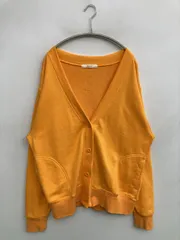 le colis ルコリ カーディガン/ボレロ オレンジ コットン 無地 ミドル丈 長袖 レディースのサムネイル