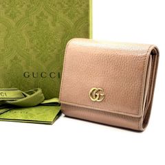 希少カラー✨グッチ GGマーモント キルティング ラウンドジップ 長財布