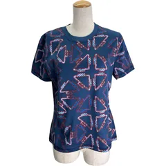 エルメス HERMES ロゴプリント半袖Tシャツ 2E4600DC インディゴ コットン レディース 半袖Ｔシャツのサムネイル