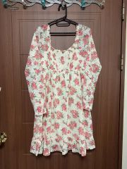 MARS♡平成ギャル♡ヒョウ薔薇柄♡薄手ニットミニワンピース♡A/W