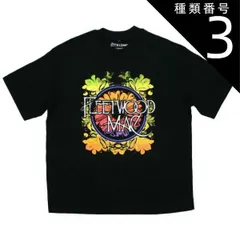 (種類3：Large) Fleetwood Mac / Circle Floral Logo Boxy Tee (Black) - フリートウッド・マック Tシャツのサムネイル
