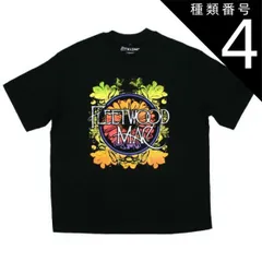 (種類4：X-Large) Fleetwood Mac / Circle Floral Logo Boxy Tee (Black) - フリートウッド・マック Tシャツのサムネイル
