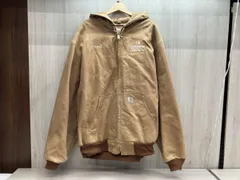 Carhartt ダックアクティブジャケット J131 USA製 size 2XL キャメル 色褪せ/袖口毛玉,穴/右袖汚れあり/使用感ありのサムネイル