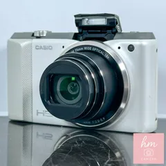 【美品】CASIO HIGH SPEED EXILIM EX-ZR800 ホワイト 1610万画素 光学18倍ズーム 広角25mm 5軸手ブレ補正 タイムラプス コンパクトデジタルカメラ カシオ エクシリムのサムネイル