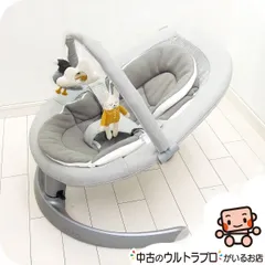 【お得っ！厳選中古】バウンサー nuna ヌナ リーフ グロウ トイバー付 新生児から60kg ベビーバウンサー 中古バウンサー【C.一般中古】のサムネイル