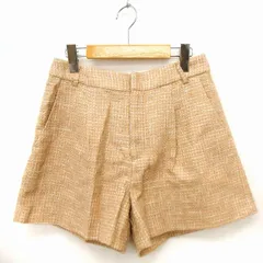 ビス ViS パンツ ショート ツイード ラメ混 M ベージュ /FT18のサムネイル