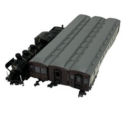 HO、ナローゲージ 9ミリ✨️コッペル3軸蒸気機関車＆ 貨車4両セット