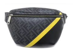 FENDI フェンディ ダイアゴナル ズッカ ウエストバッグ【205】 7VA434 ショルダーバッグ PVC ブラック メンズ【中古】のサムネイル