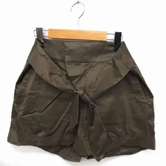 ラウンジドレス ガリャルダガランテ Loungedress GALLARDAGALANTE ショートパンツ 前結び ロールアップ 無地 シンプル 38 カーキ /FT1のサムネイル