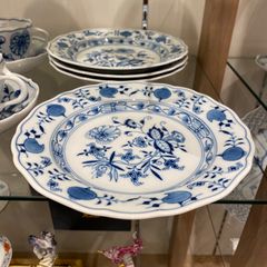 Meissen マイセン ブルーオニオン トレイ プレート 未使用 美品 箱有