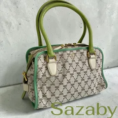 SAZABY サザビー ハンドバッグ 鍵柄 グリーンのサムネイル