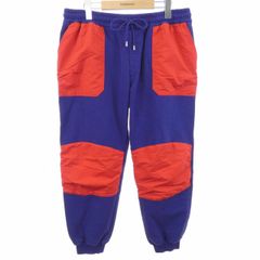 新品 グッチ×ノースフェイス パンツ 限定コラボ 青 M 紙タグ・付属