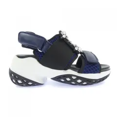 ロジェヴィヴィエ ROGER VIVIER ヴィヴ ラン ストラス バックル サンダルのサムネイル