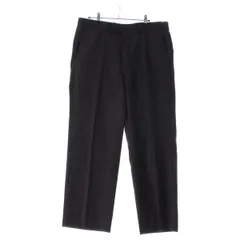 グッチ トムフォード期 黒タグ ウール カシミヤ ピンストライプ パンツ スラックス ボトムス 115730 グレー 52【中古】のサムネイル