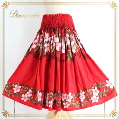 美品 アロハエミカ フラダンス フラドレス ドレス 白 ポリエステル