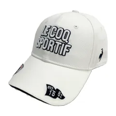 LE COQ GOLF ルコックゴルフ  キャップ  ホワイト系 55-57cm [240101734048] ゴルフウェア ストストのサムネイル