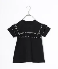 p.premier メロウフリルTシャツ ブラック 80 90 100㎝ 子供服 半袖 P307035のサムネイル