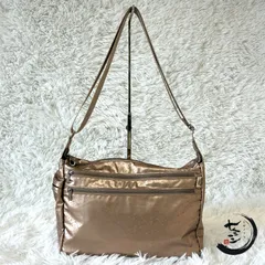 【美品】ヤマト屋 RaviRavi テディベア ショルダーバッグ 洗えるバッグ 軽量 撥水加工 日本製 A4サイズ収納可 シャンパンピンク 隠しポケットのサムネイル