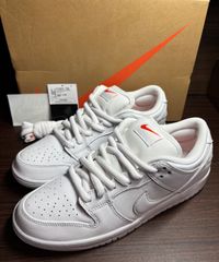 ナイキ SB ダンク ロー プロ ISOホワイト　ほぼ未使用size27.5㎝ ナイキ SB ダンク ロー プロ ISO トリプルホワイト ほぼ未使用 size27