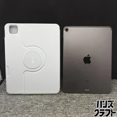 ◎【中古品】 Apple iPad Pro 11インチ（第1世代） Wi-Fiモデル 256GB スペースグレイ MTXQ2J/A nimin360度回転ケース付き アイパッドプロのサムネイル