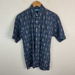 COMME des GARCONS HOMME アロハシャツ 総柄 ネイビー M COMME des GARCONS HOMME アロハシャツ 総柄 ネイビー M - メルカリ