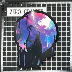 E527　レインボーアート防水ステッカー ZEROGRAVITY