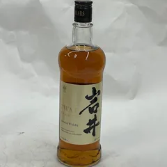 【未成年の飲酒は法律で禁じられています】本坊酒造 マルス ブレンデッドウイスキー 岩井 トラディション 40度 750mlのサムネイル
