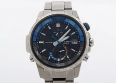 CASIO カシオ 時計 オシアナス カシャロ OCWP1000 ブラック シルバー チタン メンズ アナログのサムネイル