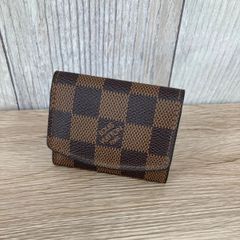 LOUIS VUITTON ダミエ 名刺入れ カードケース イニシャル入り - メルカリ