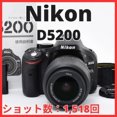 スマホ転送できる！】Nikon D5200 手ぶれ補正レンズ 自撮り可能機種