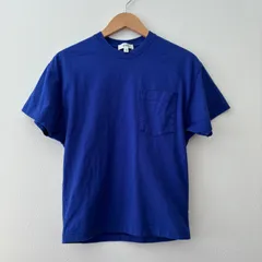 ハイク HYKE Tシャツ サイズ１(S~M相当) ブルー系 無地ポケットTシャツ 日本製のサムネイル