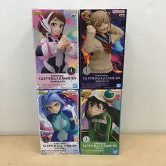 未開封 ヒロアカ GLITTER&GLAMOURS シリーズ フィギュア 4種セット お茶子 トガ ねじれ ツユ【WS2121-003】▼のサムネイル