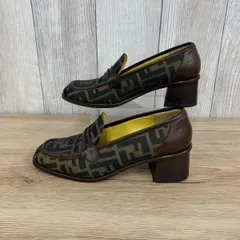 FENDI フェンディ シューズ ローファー  ズッカ 23.5㎝ ラバーソール付き 平塚店 衣料品 B-3のサムネイル