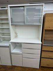 大阪府無料配送】 食器棚 幅90cm R-404 - メルカリ