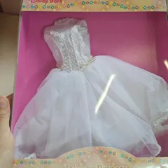 ディズニーストア プリンセス ドレスセット 白 ウェディングドレス 人形服のサムネイル