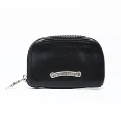CHROME HEARTS クロムハーツ コインケース レザー スクロールロゴ ダガー ラウンドジップ コインケース【中古】のサムネイル