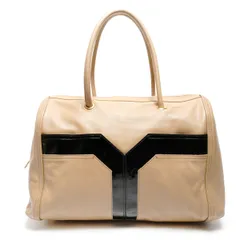 YVES SAINT LAURENT イヴ・サンローラン ボストンバッグ Yロゴ レザー【中古】のサムネイル