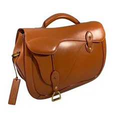 いたがき ショルダーバッグ 鞍 ラージ Kura Shoulder Bag Large ブラウン メンズ ITAGAKI【AFE8】のサムネイル